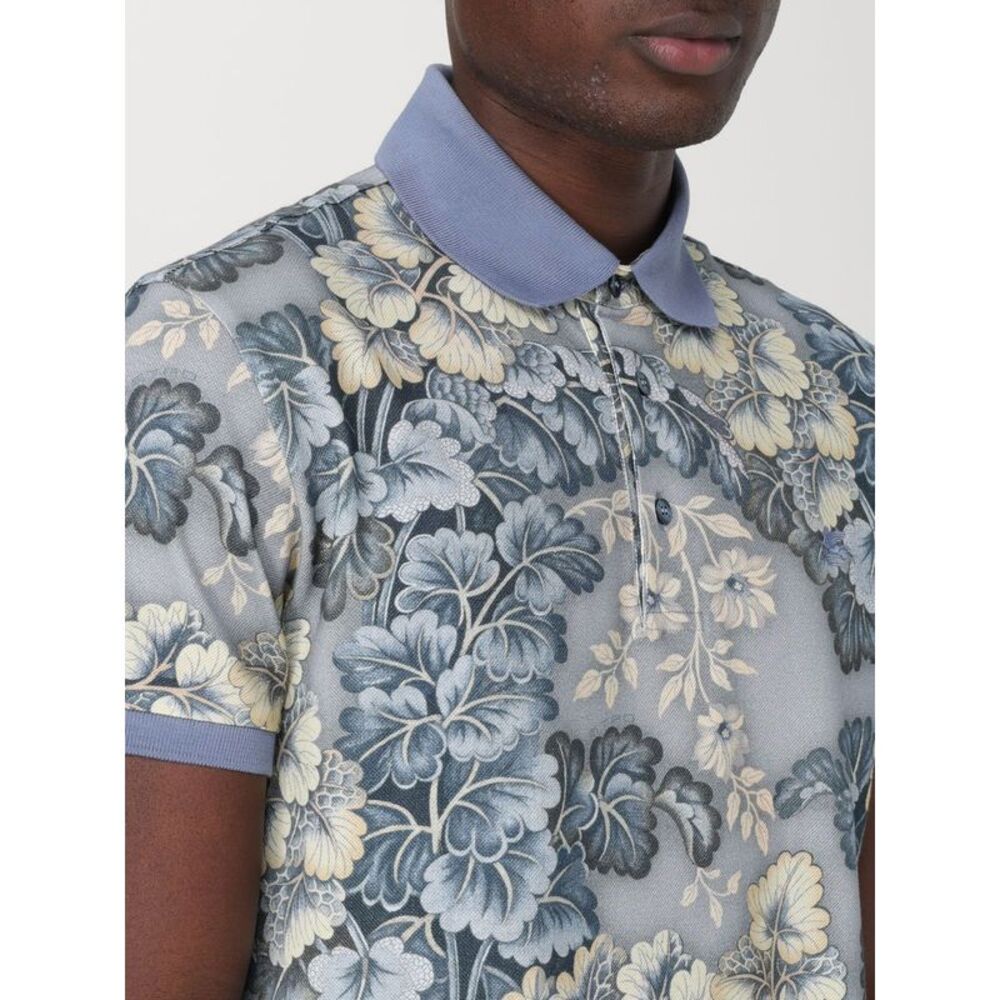 Etro Polo Shirt Men White - Picture 5 of 5